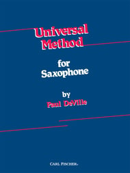 UNIVERSAL METHOD FOR SAXOPHONE cover